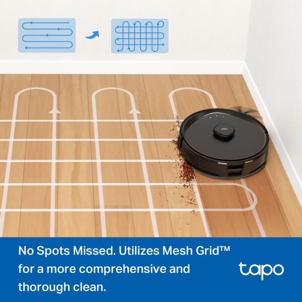 Tapo RV30 Max Plus New (5300Pa Hyper Suction Robot Vacuum & Mop + Smart Auto-Empty Dock) - Image 5