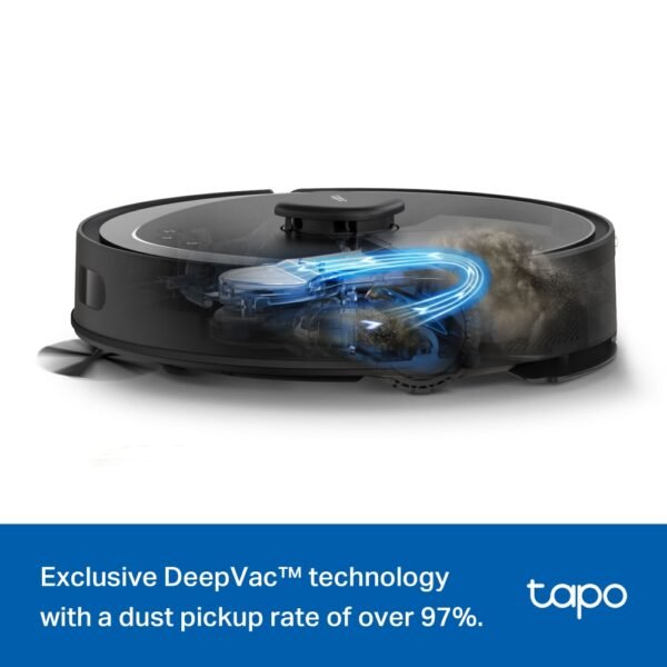Tapo RV30 Max Plus New (5300Pa Hyper Suction Robot Vacuum & Mop + Smart Auto-Empty Dock) - Image 6