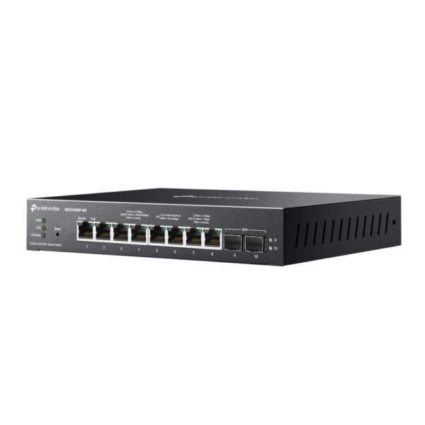 TP-LINK SG2210XMP-M2 Omada 8-Port 2.5GBASE-T and 2-Port 10GE SFP+ Smart Switch with 8-Port PoE+ - Image 4