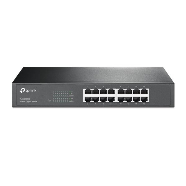 TP-LINK TL-SG1016D 16-Port Gigabit Rackmount Switch