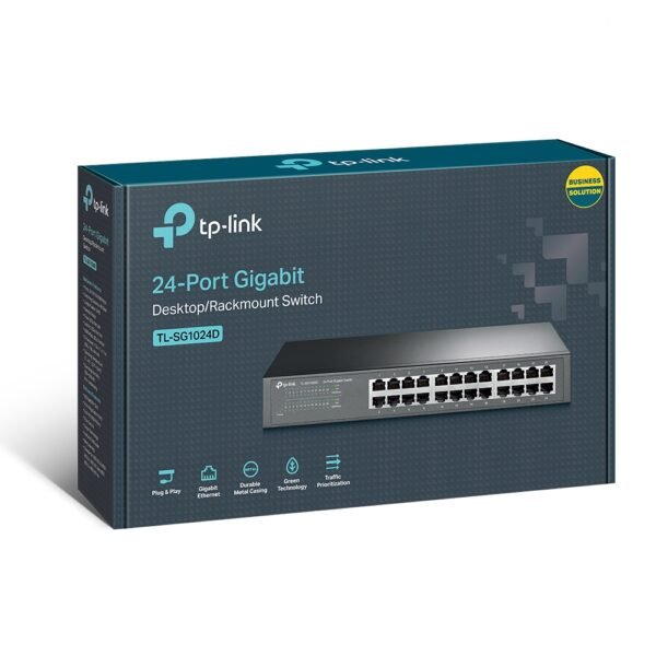 TP-LINK TL-SG1024D 24-Port Gigabit Rackmount Switch - Image 3